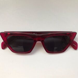 Rag & Bone Mino Red Cat Eye Sunglasses